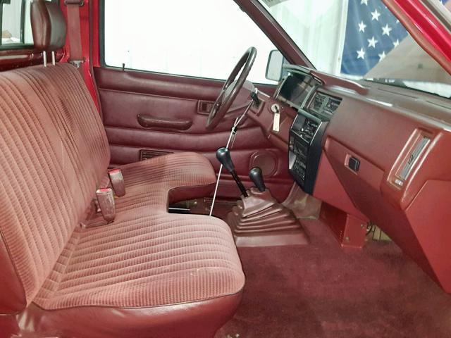 1N6SD11Y2PC391858 - 1993 NISSAN TRUCK SHOR RED photo 5