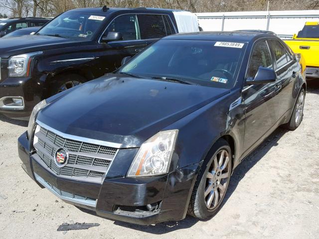 1G6DP57V480127361 - 2008 CADILLAC CTS HI FEA BLACK photo 2