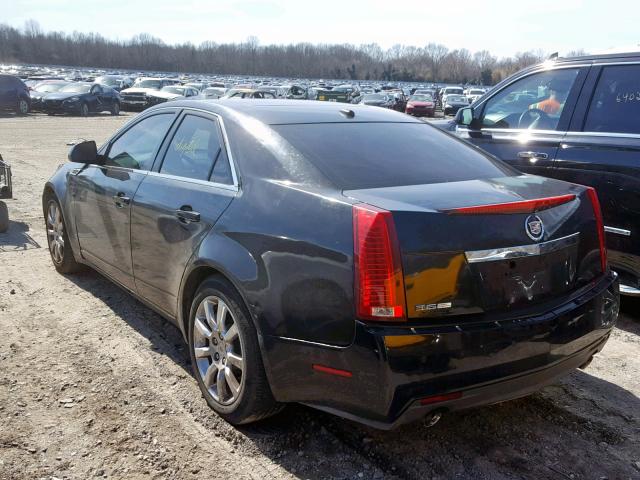 1G6DP57V480127361 - 2008 CADILLAC CTS HI FEA BLACK photo 3