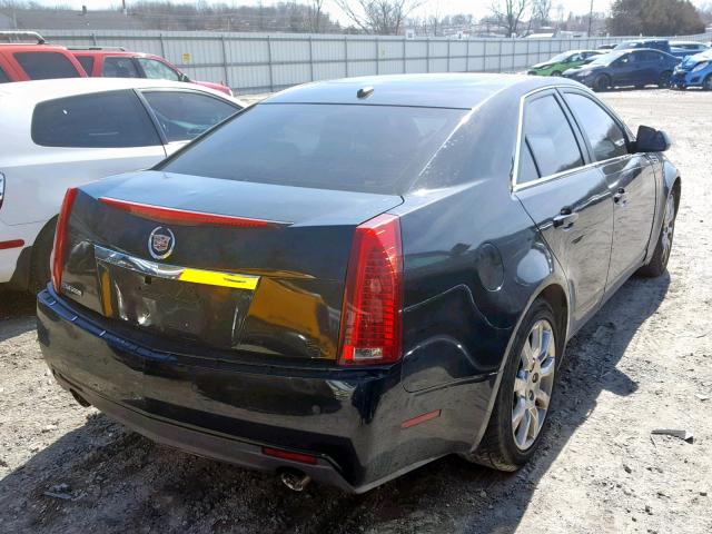 1G6DP57V480127361 - 2008 CADILLAC CTS HI FEA BLACK photo 4