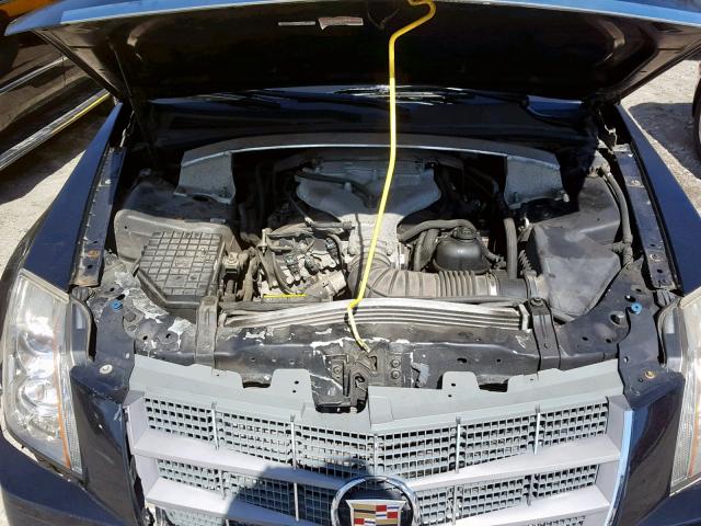 1G6DP57V480127361 - 2008 CADILLAC CTS HI FEA BLACK photo 7