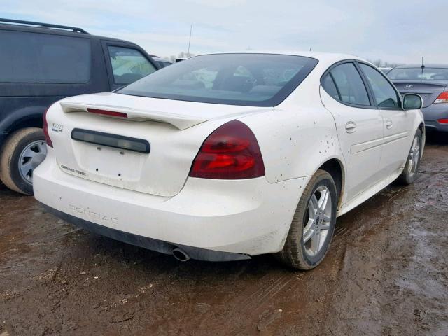 2G2WP522751219457 - 2005 PONTIAC GRAND PRIX WHITE photo 4