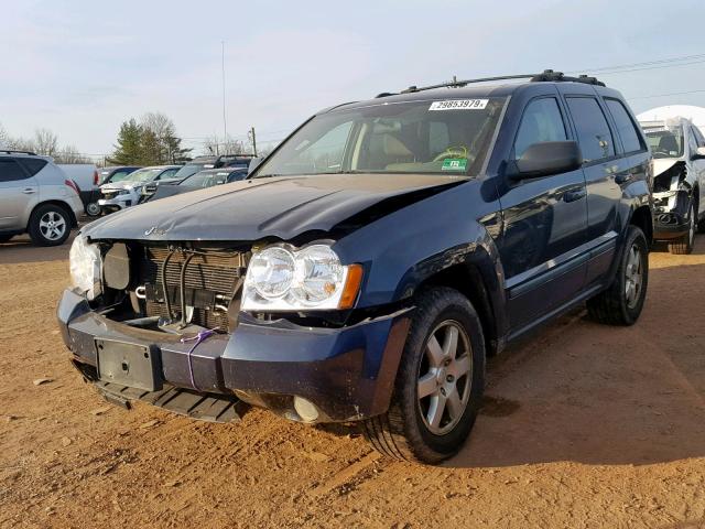 1J8GR48K18C226830 - 2008 JEEP GRAND CHER BLUE photo 2