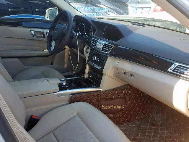 WDDHF9HB4EA944905 - 2014 MERCEDES-BENZ E 250 BLUE WHITE photo 5