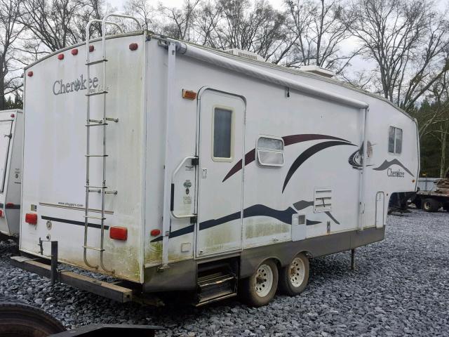 4X4FCKA235P093019 - 2005 WILDWOOD CHEROKEE WHITE photo 4