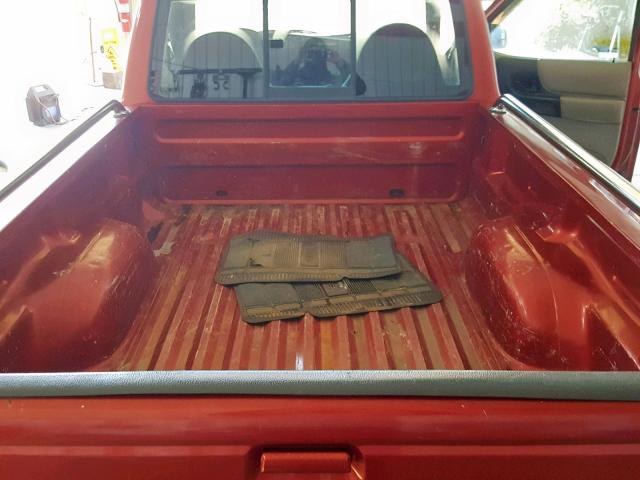 1FTYR10U5WUD04721 - 1998 FORD RANGER BURGUNDY photo 6