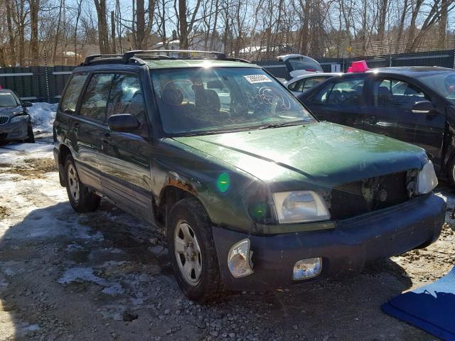 JF1SF63572H751057 - 2002 SUBARU FORESTER L GREEN photo 1