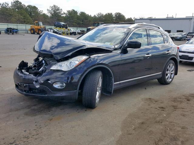 JN1AJ0HR3BM854824 - 2011 INFINITI EX35 BASE BLACK photo 2