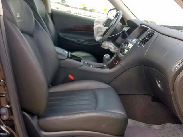 JN1AJ0HR3BM854824 - 2011 INFINITI EX35 BASE BLACK photo 5