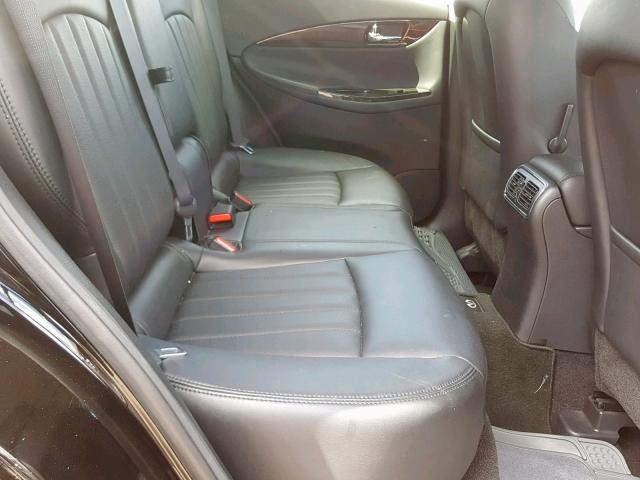 JN1AJ0HR3BM854824 - 2011 INFINITI EX35 BASE BLACK photo 6