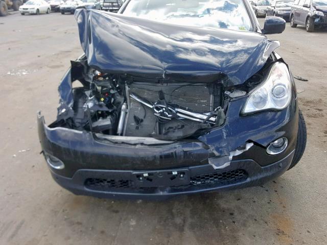 JN1AJ0HR3BM854824 - 2011 INFINITI EX35 BASE BLACK photo 7