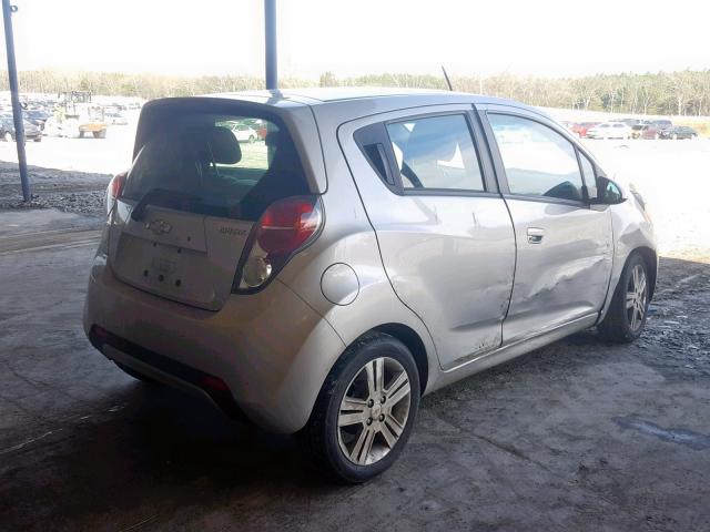 KL8CD6S91FC732055 - 2015 CHEVROLET SPARK 1LT SILVER photo 4