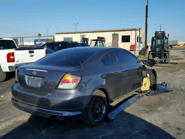 JTKDE167180274129 - 2008 TOYOTA SCION TC ნაცრისფერი ფოტო 4
