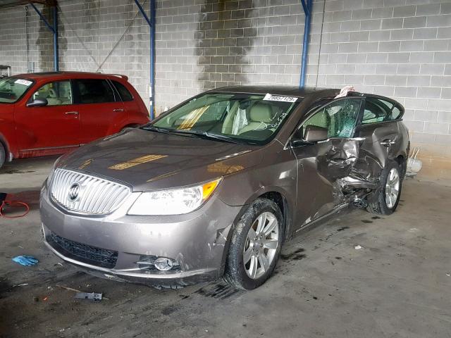 1G4GC5EG4AF249128 - 2010 BUICK LACROSSE C BROWN photo 2