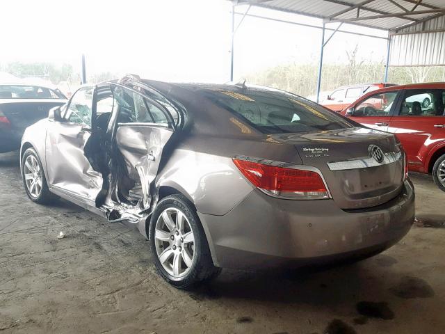 1G4GC5EG4AF249128 - 2010 BUICK LACROSSE C BROWN photo 3