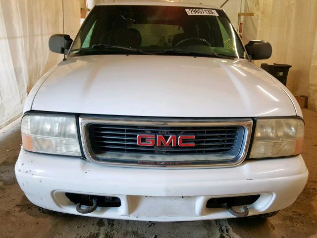 1GKDT13W6Y2338036 - 2000 GMC JIMMY / EN WHITE photo 9