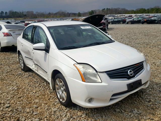 3N1AB6AP6BL661540 - 2011 NISSAN SENTRA 2.0 WHITE photo 1