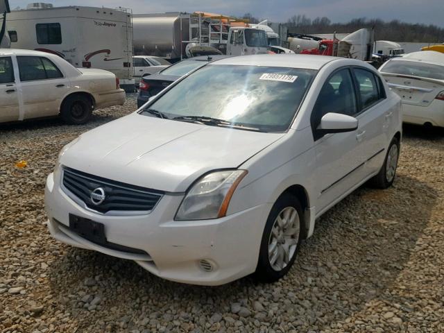 3N1AB6AP6BL661540 - 2011 NISSAN SENTRA 2.0 WHITE photo 2