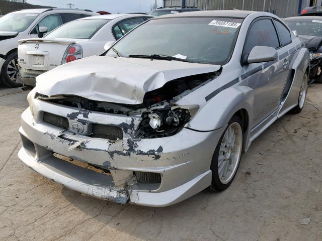 JTKDE167580270925 - 2008 TOYOTA SCION TC SILVER photo 2