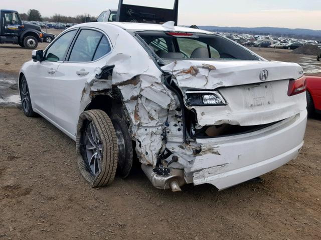 19UUB2F3XGA000246 - 2016 ACURA TLX WHITE photo 3