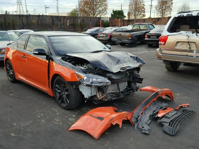 JTKJF5C74FJ007585 - 2015 TOYOTA SCION TC ORANGE photo 1