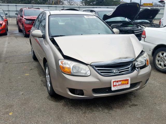 KNAFE121385494888 - 2008 KIA SPECTRA EX BROWN photo 1