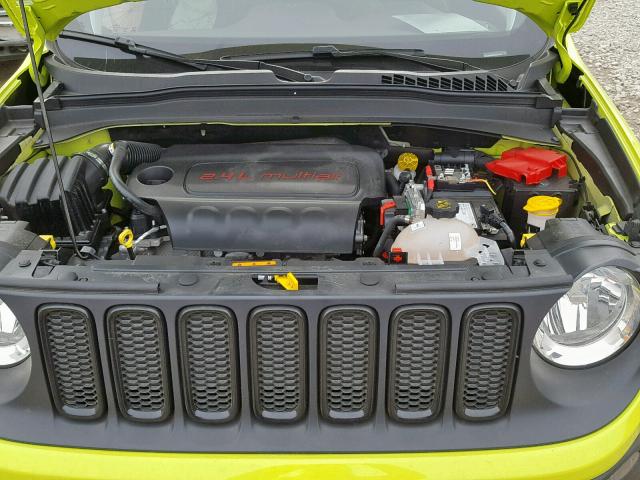 ZACCJBAB5JPH26809 - 2018 JEEP RENEGADE S მწვანე ფოტო 7