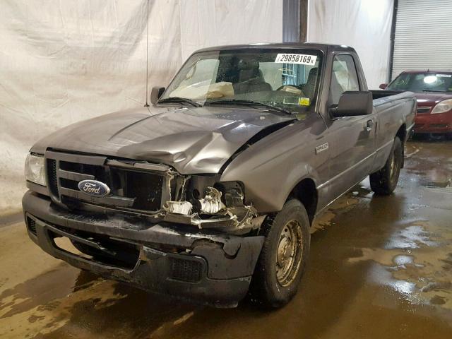 1FTYR10D96PA37517 - 2006 FORD RANGER GRAY photo 2