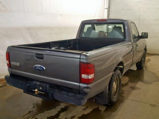1FTYR10D96PA37517 - 2006 FORD RANGER GRAY photo 4