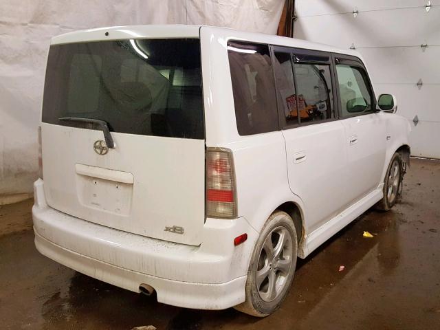 JTLKT324340148526 - 2004 TOYOTA SCION XB 白色 照片 4
