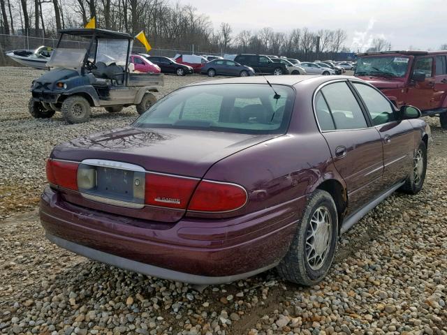 1G4HR54K73U208063 - 2003 BUICK LESABRE LI BURGUNDY photo 4