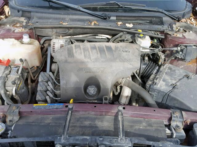 1G4HR54K73U208063 - 2003 BUICK LESABRE LI BURGUNDY photo 7