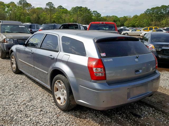 2D4FV47VX7H624465 - 2007 DODGE MAGNUM SXT BLUE photo 3