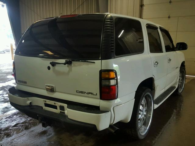 1GKEK63U45J185824 - 2005 GMC YUKON DENA WHITE photo 4