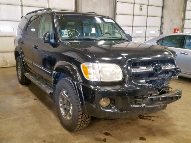 5TDBT48A45S235350 - 2005 TOYOTA SEQUOIA LI BLACK photo 1