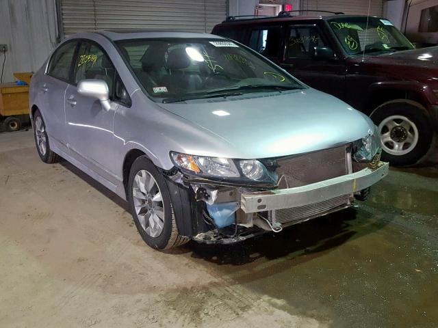 2HGFA16919H357426 - 2009 HONDA CIVIC EXL SILVER photo 1