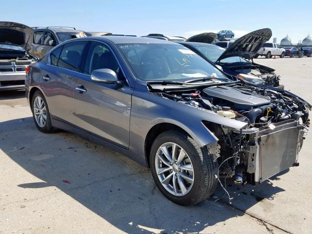 JN1CV7AP2HM641659 - 2017 INFINITI Q50 BASE GRAY photo 1