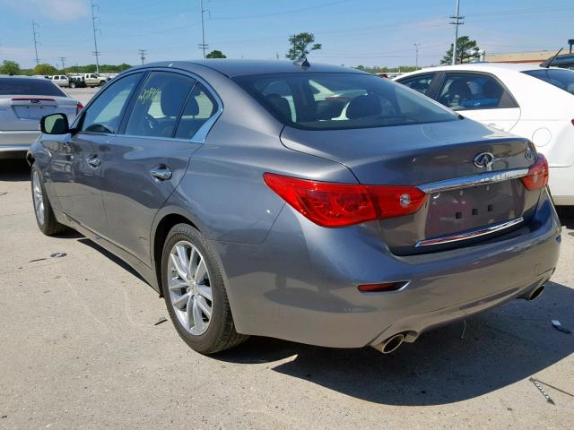 JN1CV7AP2HM641659 - 2017 INFINITI Q50 BASE GRAY photo 3