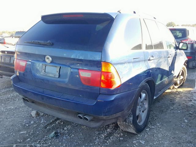 WBAFB335X1LH12979 - 2001 BMW X5 4.4I BLUE photo 4