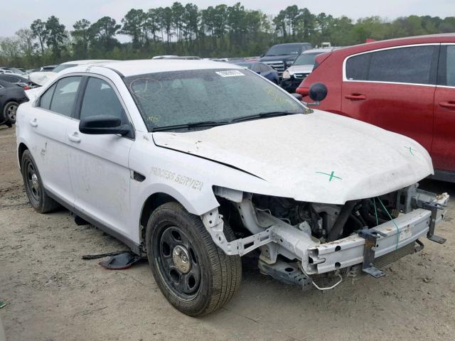 1FAHP2L85DG230275 - 2013 FORD TAURUS POL WHITE photo 1