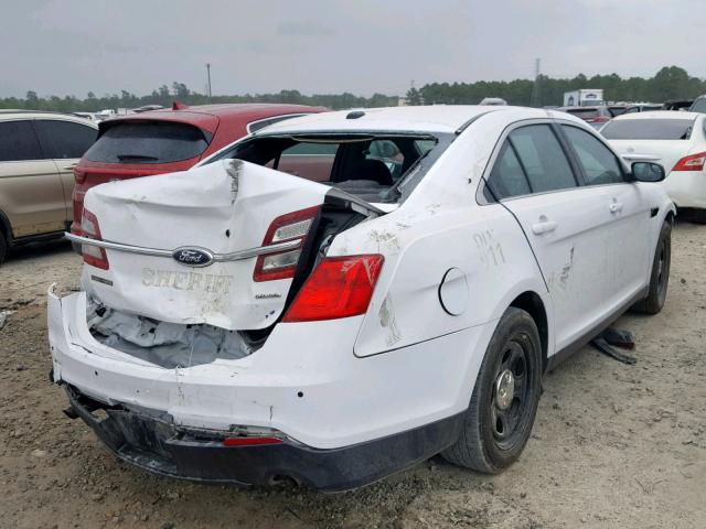 1FAHP2L85DG230275 - 2013 FORD TAURUS POL WHITE photo 4