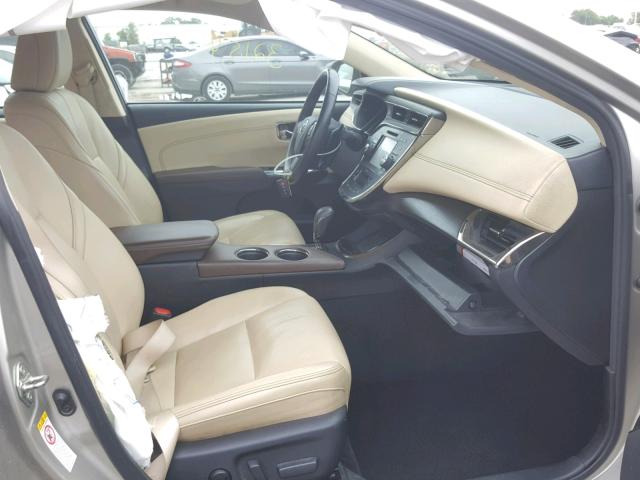4T1BK1EB2HU256904 - 2017 TOYOTA AVALON XLE BEIGE photo 5