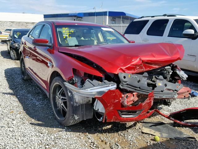 1FAHP2E80EG147822 - 2014 FORD TAURUS SEL RED photo 1