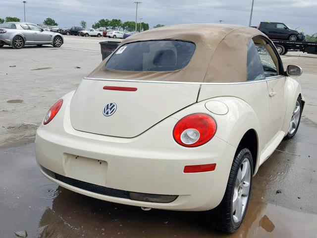 3VWSF31Y26M315804 - 2006 VOLKSWAGEN NEW BEETLE Krem foto 4