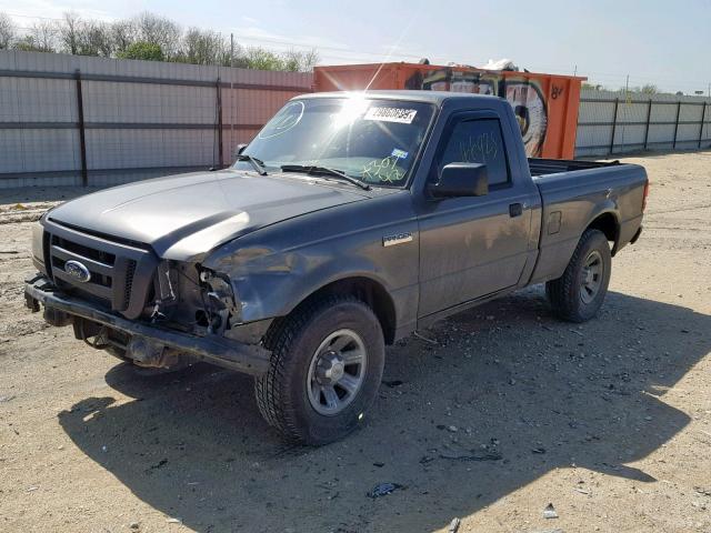 1FTYR10U17PA30742 - 2007 FORD RANGER CHARCOAL photo 2