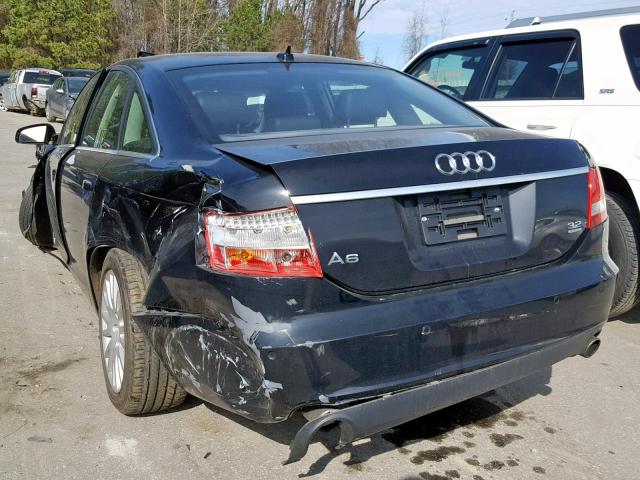 WAUDH74F97N117734 - 2007 AUDI A6 3.2 QUA BLACK photo 3