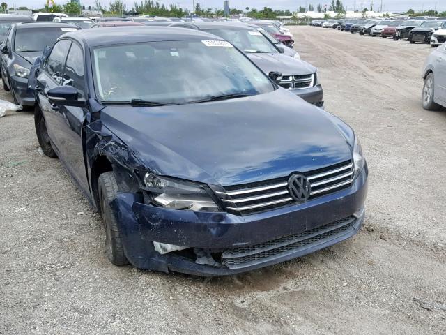 1VWAS7A32EC060994 - 2014 VOLKSWAGEN PASSAT S BLUE photo 1