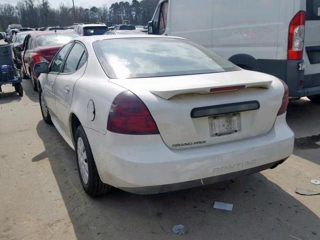 2G2WP552361296260 - 2006 PONTIAC GRAND PRIX WHITE photo 3