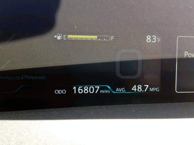 JTDKARFPXH3055211 - 2017 TOYOTA PRIUS PRIM 白色 照片 8