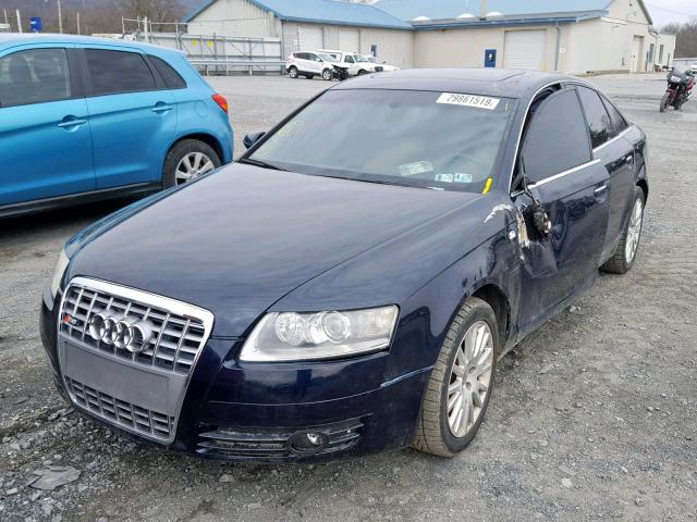 WAUDH74F07N055530 - 2007 AUDI A6 3.2 QUA BLUE photo 2